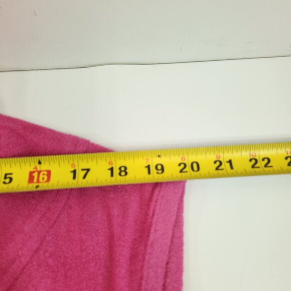 Vintage Pink Terry Cloth Short Sleeved Sweater made in Hong Kong - Picture 10 of 12